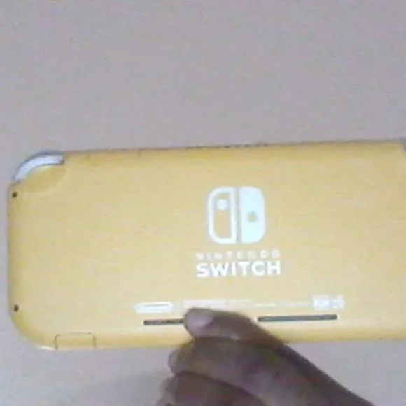 nitendo switch lite with carry case and 3 games